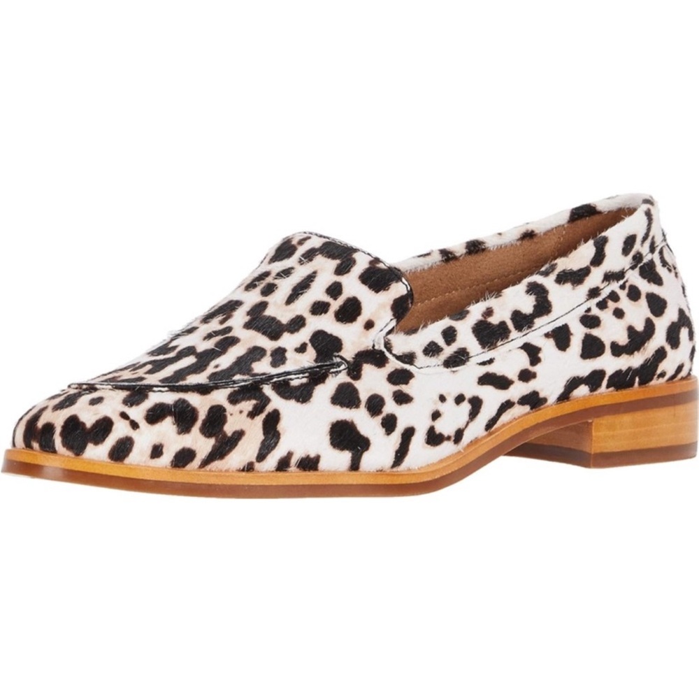 AEROSOLES East Side Slip-On Loafer Bone Leopard Women's Size 6